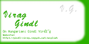 virag gindl business card